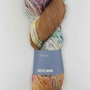 Gusto Wool Carmen Fingering Hand-Dyed Yarn